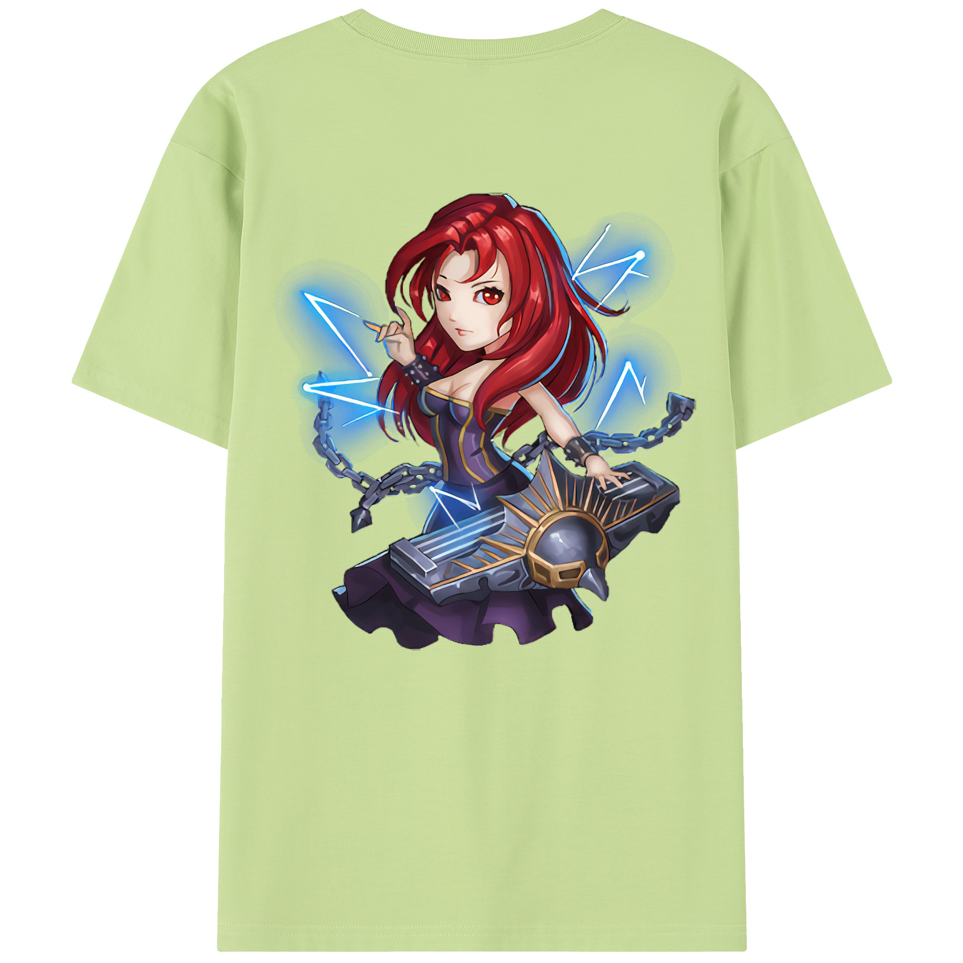 リーグ・オブ・レジェンド League of Legends LOL 綿100％半袖Tシャツ（背面プリント）